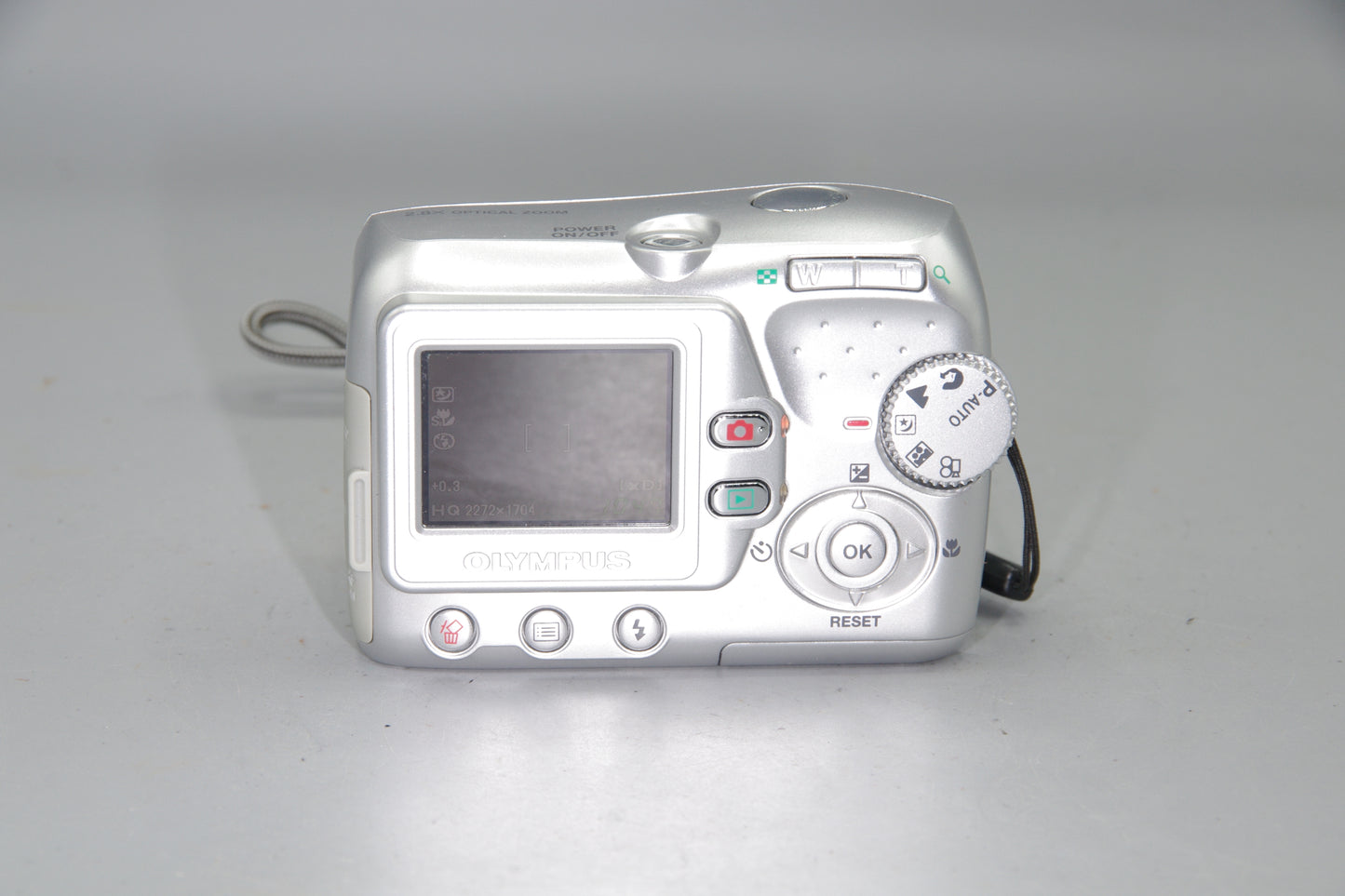 Olympus FE-100 4MP Digital Compact Camera AA Battery Powered Tested Working