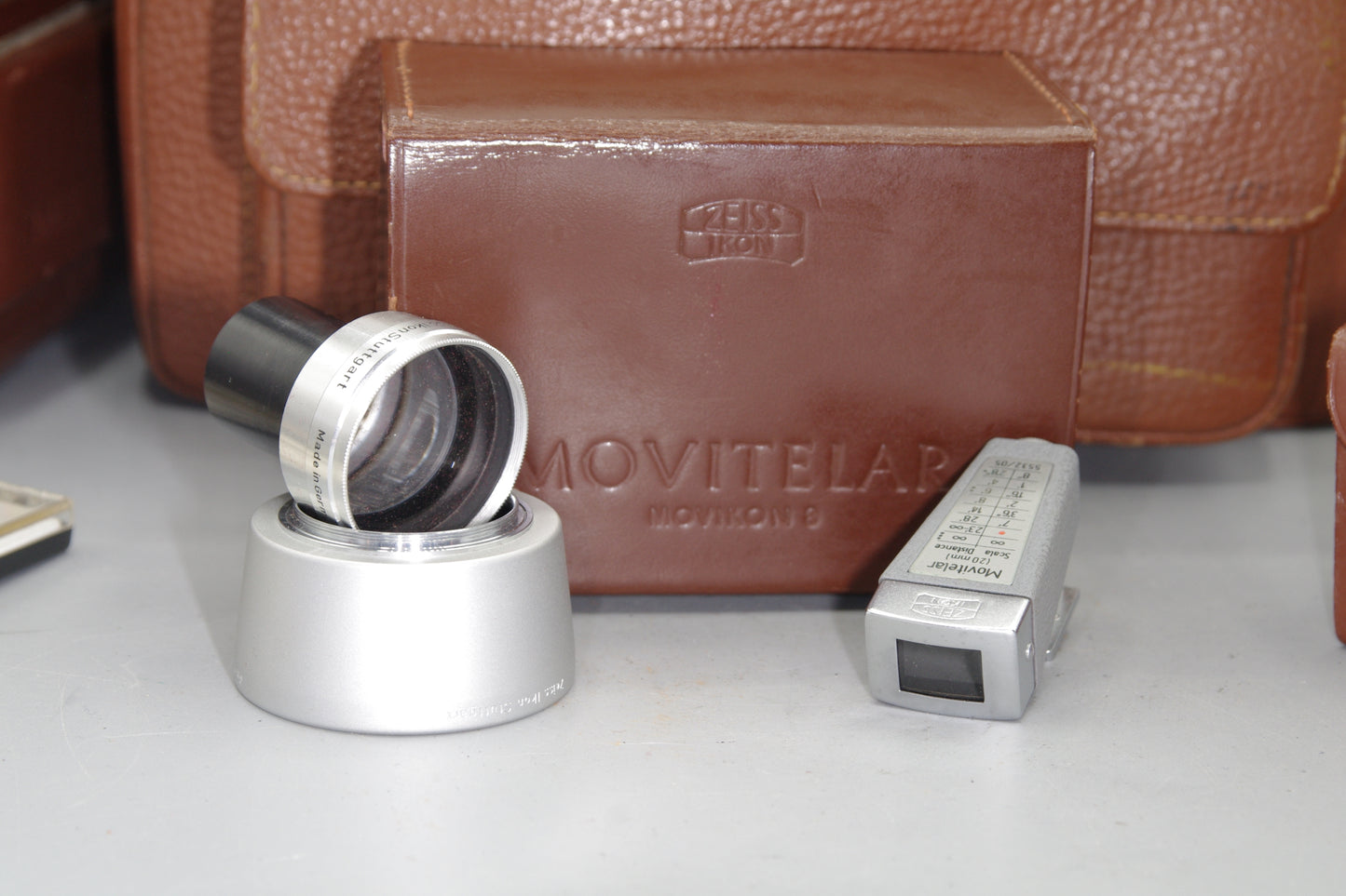 Zeiss Ikon Movikon 8 8mm Clockwork Camera with Movitelar/Movigonar