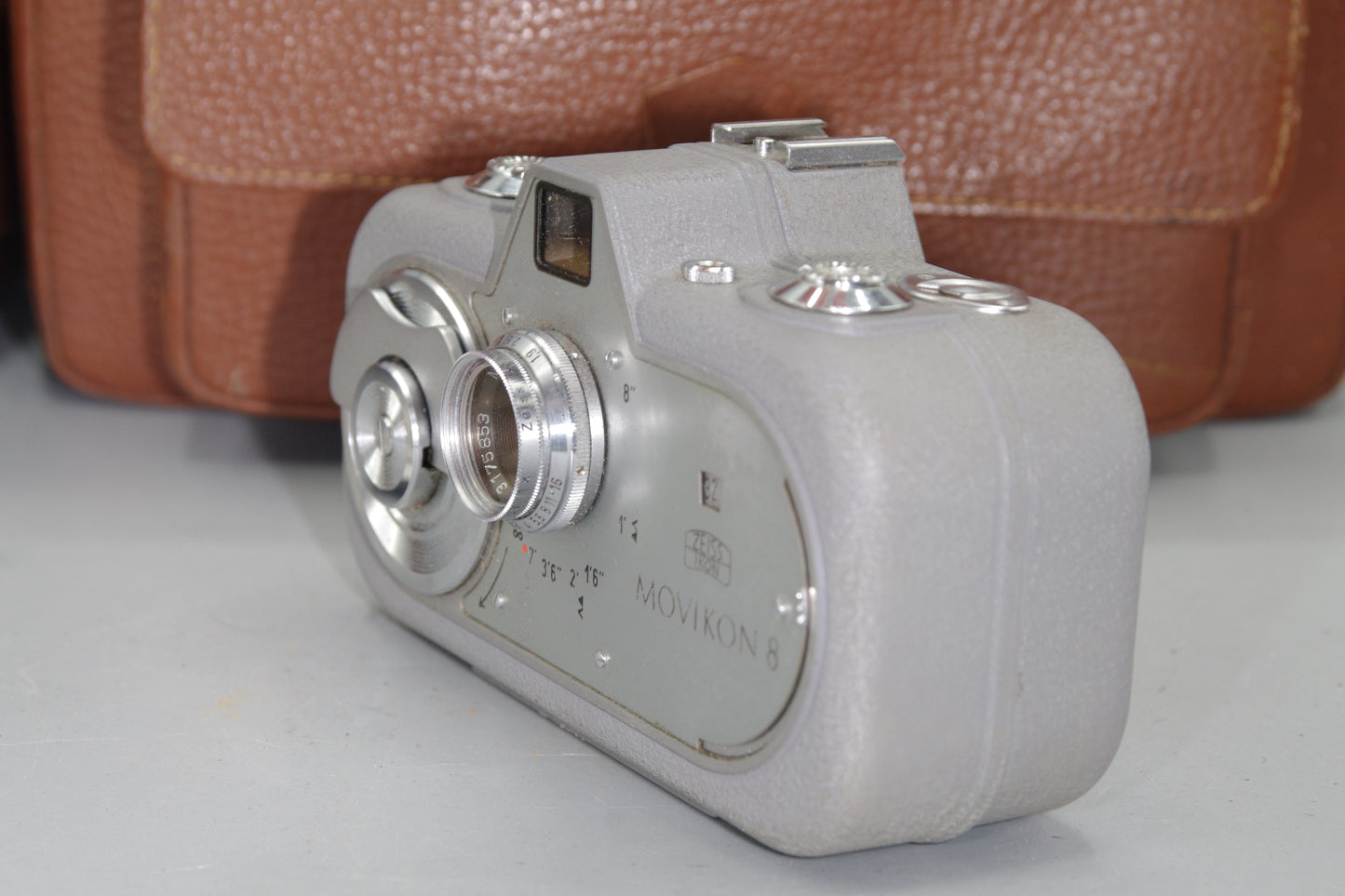 Zeiss Ikon Movikon 8 8mm Clockwork Camera with Movitelar/Movigonar