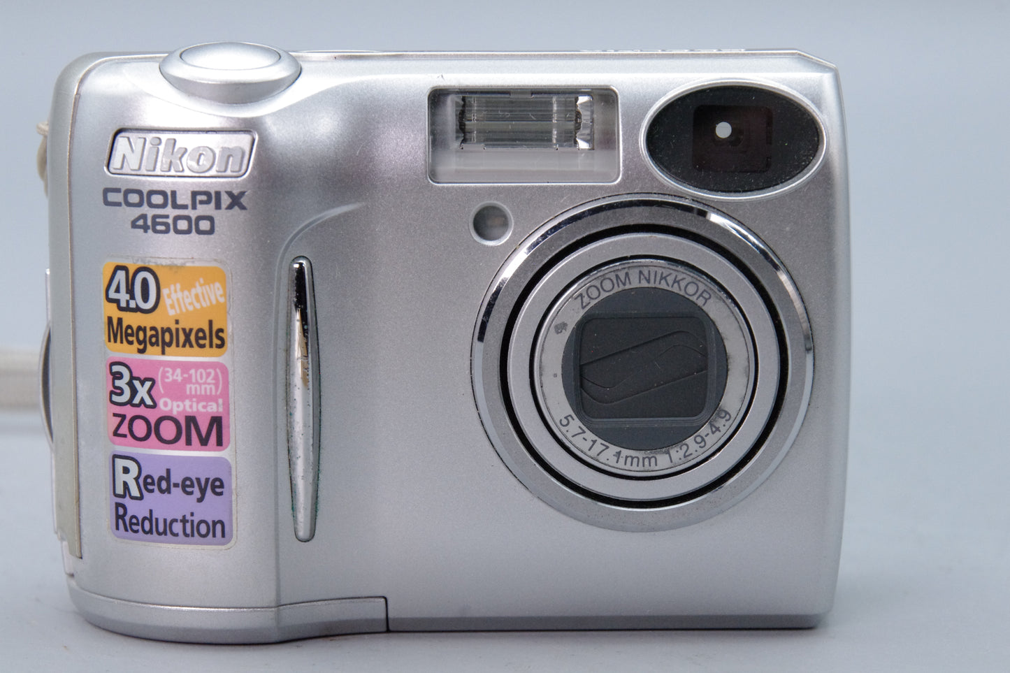 Nikon Coolpix 4600 Digital Camera – 4MP – Tested & Working – VGC (AA)