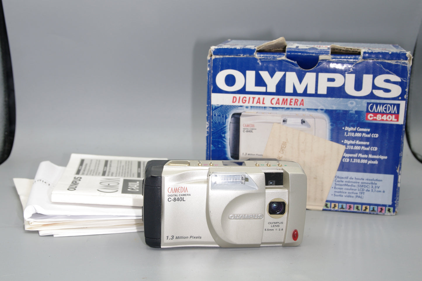 Olympus Camedia C-840L 1.3MP Digital Compact Camera - Boxed