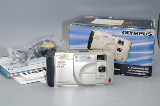 Olympus Camedia C-840L 1.3MP Digital Compact Camera - Boxed Excellent