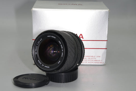 Sigma UC 28-70mm F/3.5-4.5 Multi-Coated MF Lens - Boxed