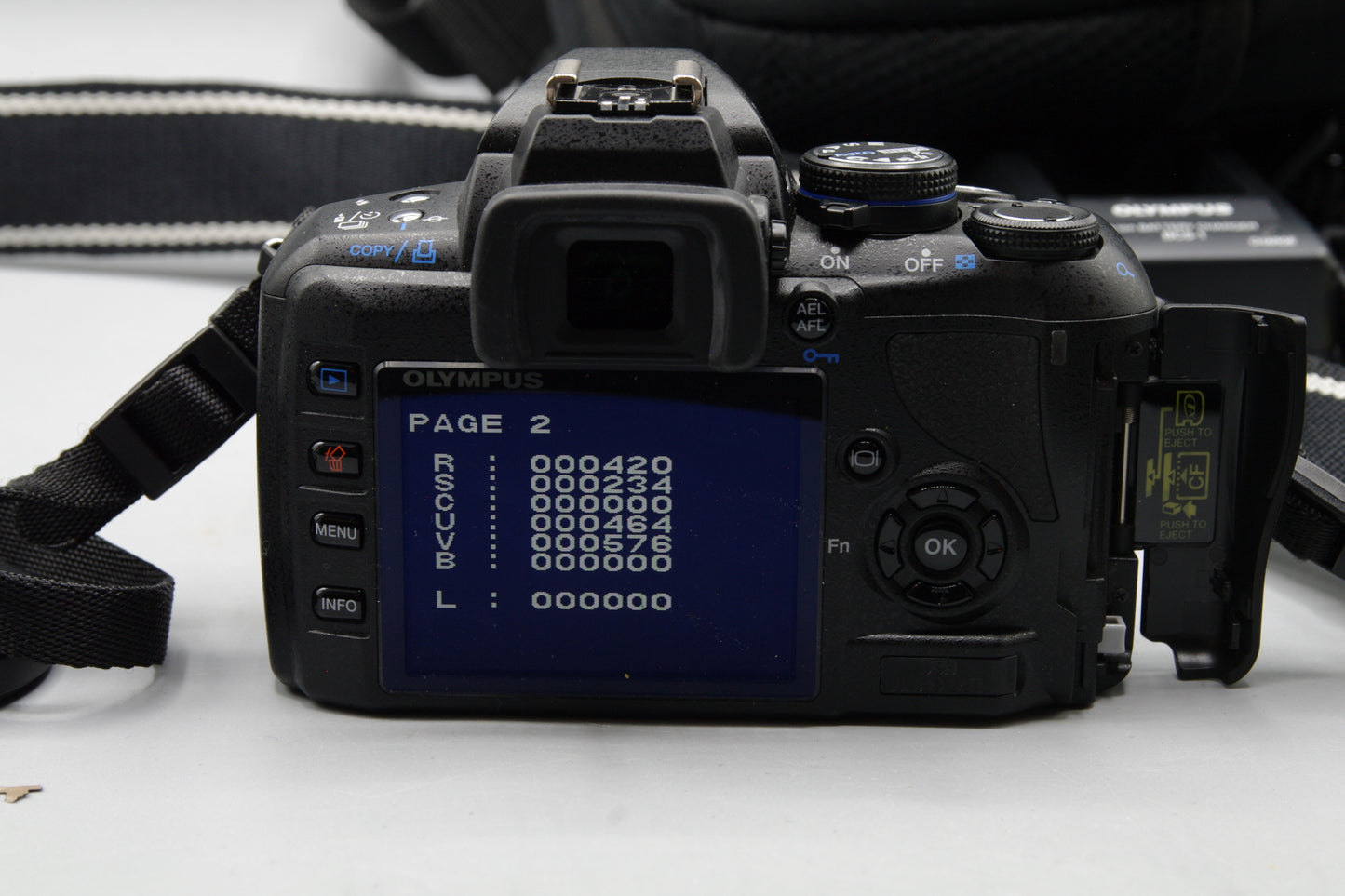 Olympus E-420 10MP 4/3 DSLR with 14-42mm Lens - Very Low S/C 234