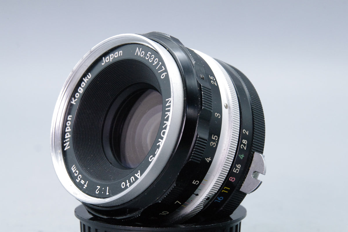 Nippon Kogaku Nikkor-S 5cm F2 Lens F Mount - Very Good