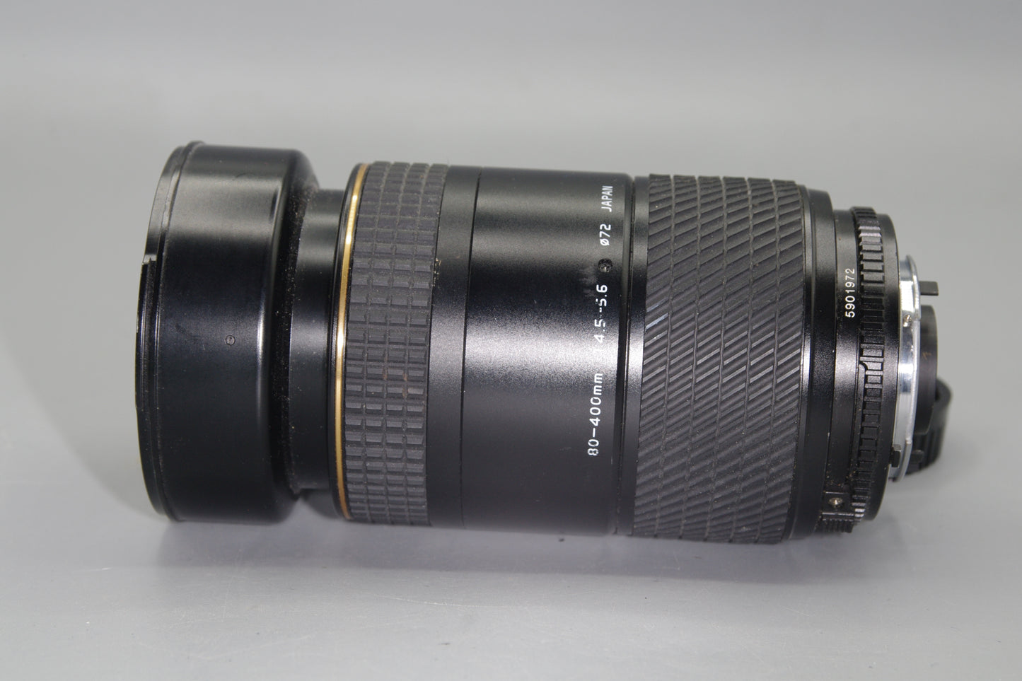 Tokina AT-X 80-400mm F/4.5-5.6 AF Lens - Nikon F Mount +both caps