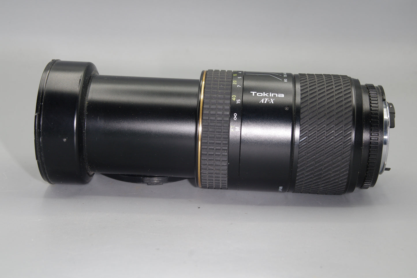 Tokina AT-X 80-400mm F/4.5-5.6 AF Lens - Nikon F Mount +both caps