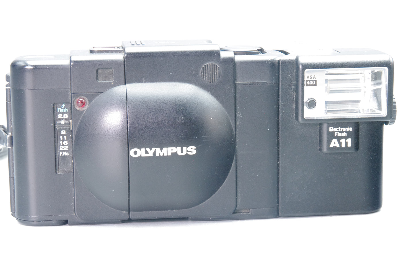 Olympus XA 35mm Rangefinder Camera A11 Flash Boxed VGC