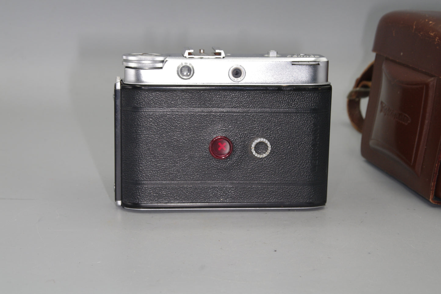 Voigtlander Perkeo IIIe Folding Rangefinder Camera with Skopar 80mm F/3.5 Lens