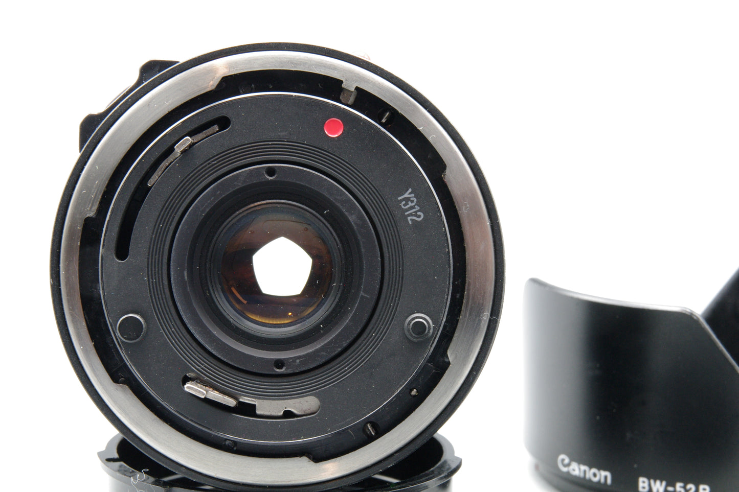 Canon FD 28mm f/2.8 Wide Angle Lens + Hood – Sharp – VGC