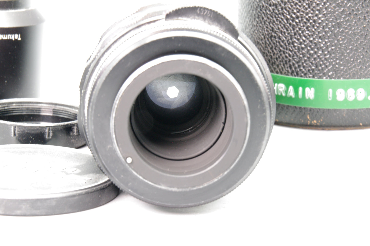 Asahi Super‑Takumar 200mm f/4 Lens – M42 Mount – Case & Hood – Very Good