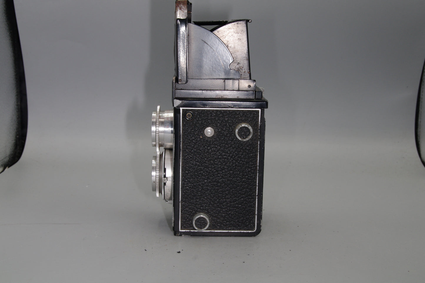 Photina Reflex TLR – 120 Film – Shutter Working – Focus Screen Broken – Rare German Twin Lens