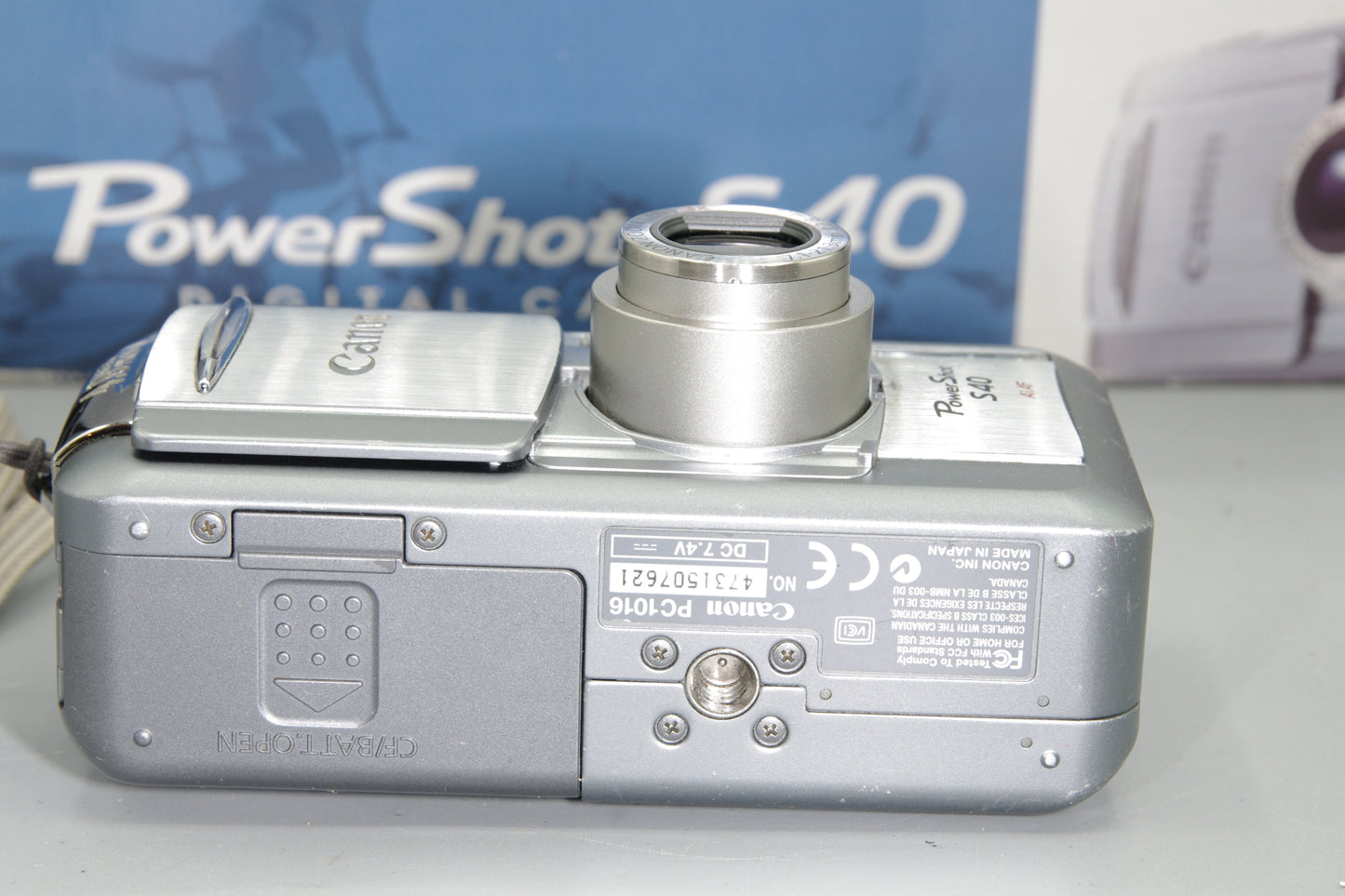 Canon PowerShot S40 4MP Digital Camera – Boxed – Very Good – Minor Scratches