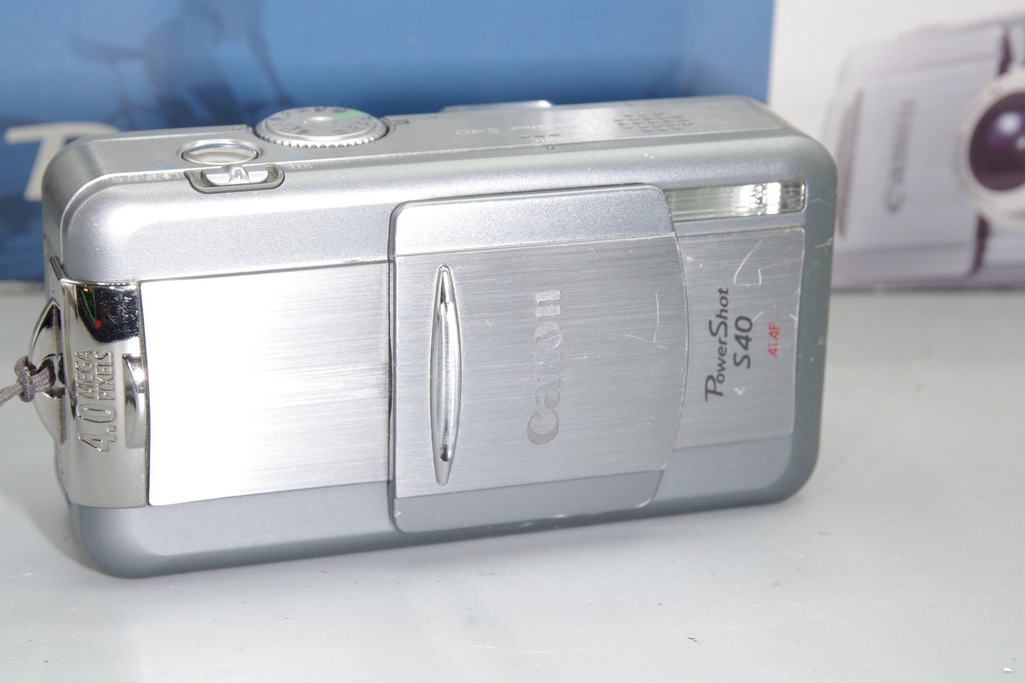 Canon PowerShot S40 4MP Digital Camera – Boxed – Very Good – Minor Scratches
