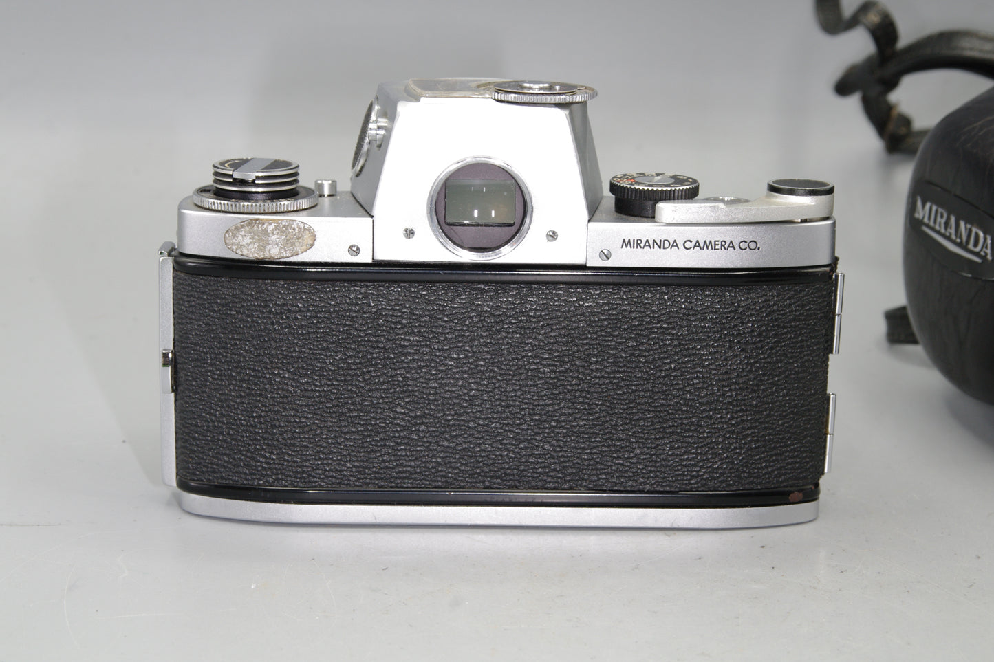 Miranda FV T 35mm SLR + 50mm f/1.9 Lens – Case – Meter Untested – Battery Cover Stuck