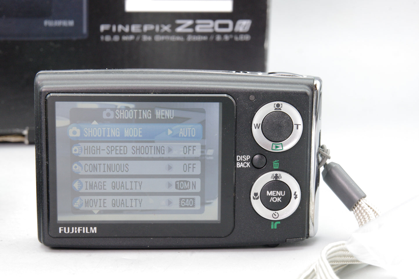 Fujifilm FinePix Z20fd Digital Camera – Boxed – 10MP – Charger Included VGC