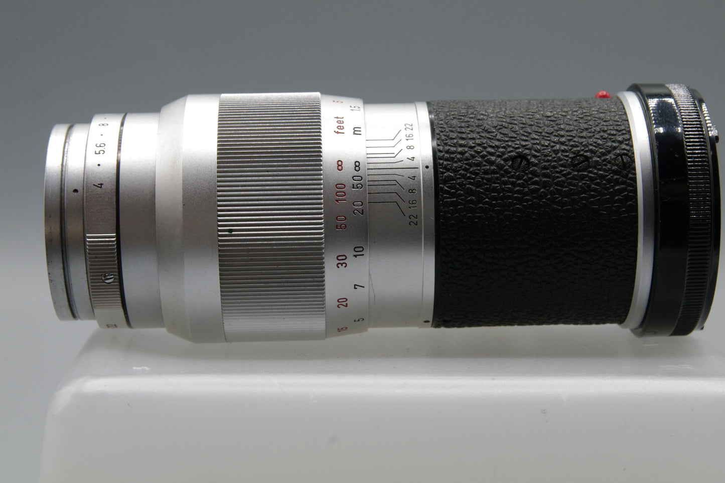Leitz Elmar 135mm F/4 M Lens – Hood & Caps – Leica M Mount – Vintage Classic