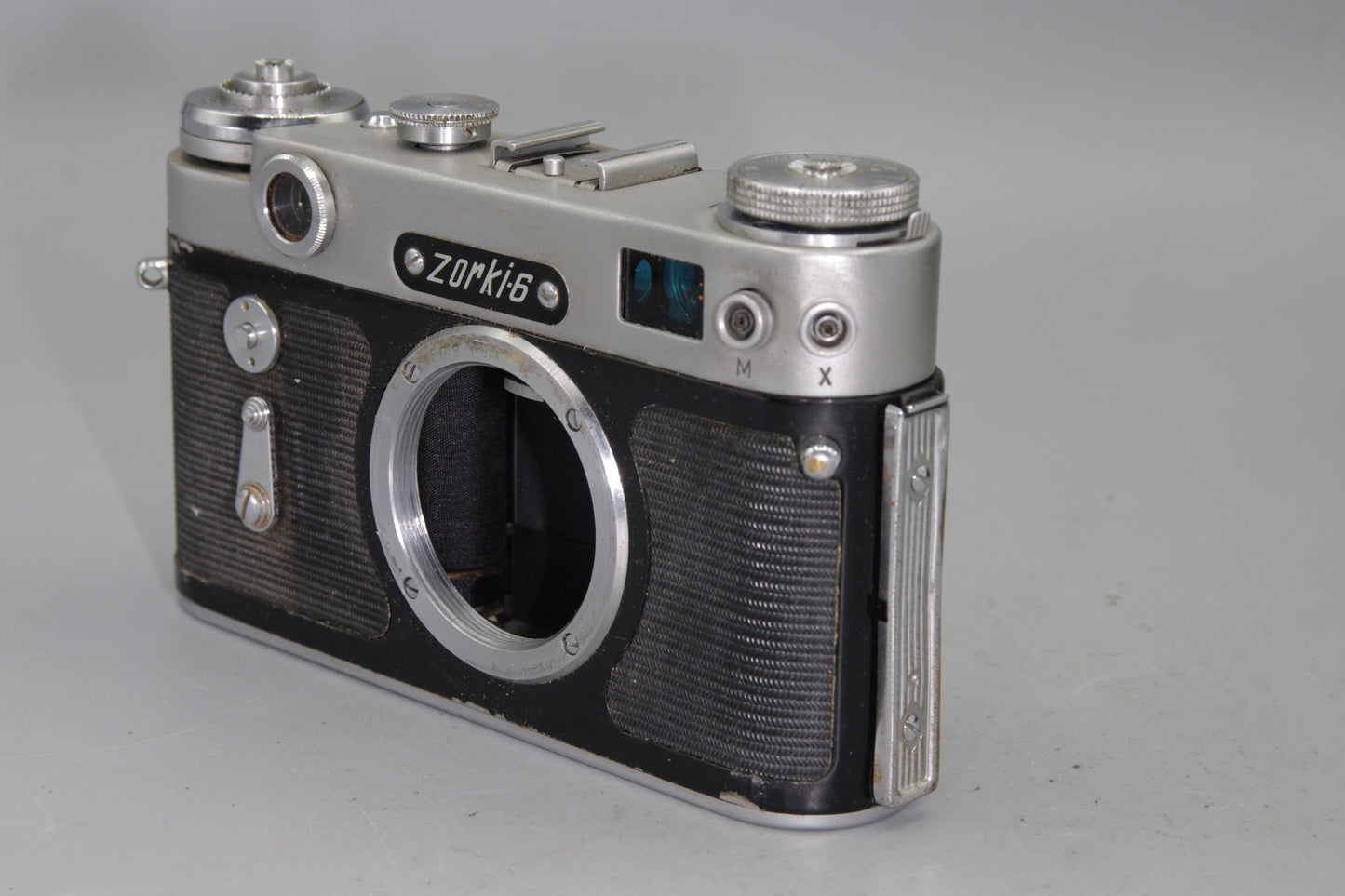 Soviet Zorki 6 35mm Leica Style Rangefinder and Case