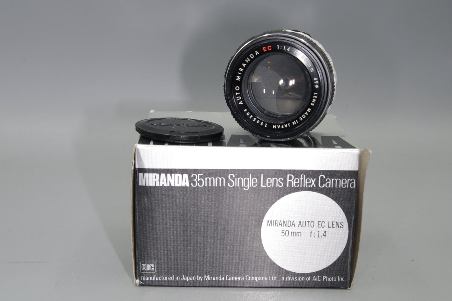 Miranda EC 50mm F/1.4 Lens – Bayonet Mount – Boxed – Fast Prime – Excellent