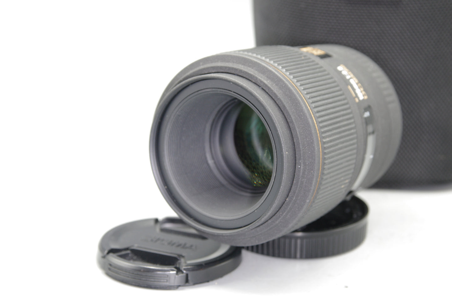 Sigma 105mm F/2.8 DG Macro Lens with Caps and case - Canon EF Mount