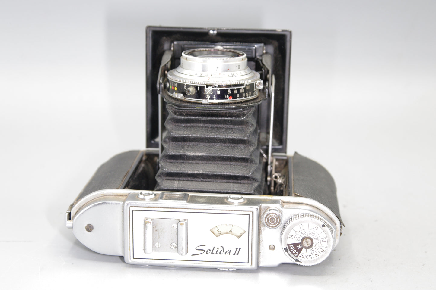 Franka Solida II Folding Rangefinder Camera – Ennagon 75mm f/3.5 Lens, 120 Film