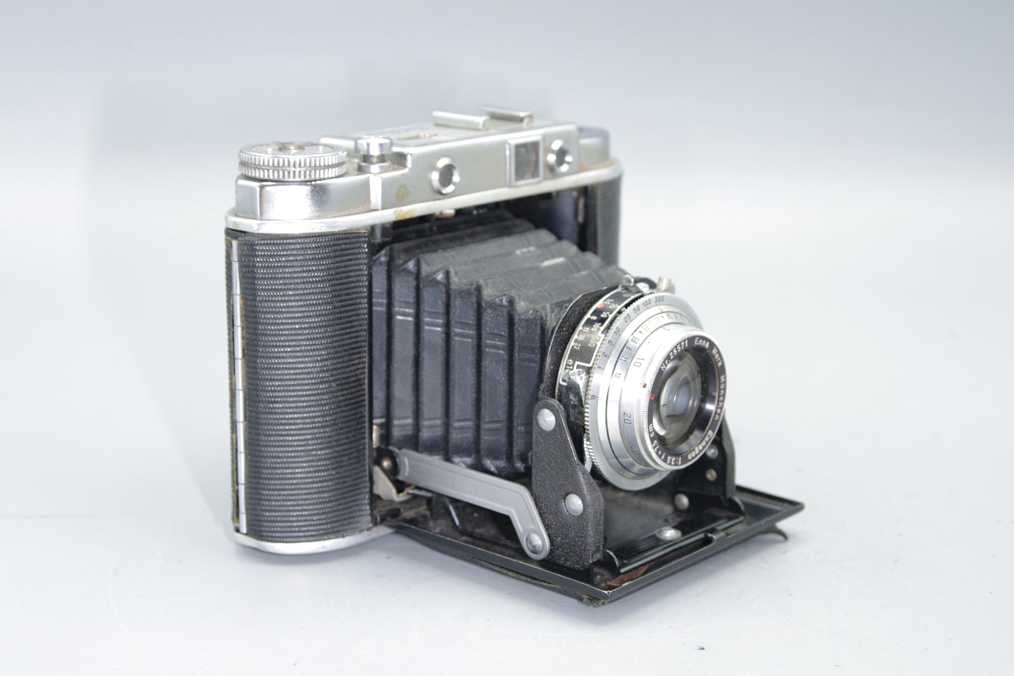 Franka Solida II Folding Rangefinder Camera – Ennagon 75mm f/3.5 Lens, 120 Film