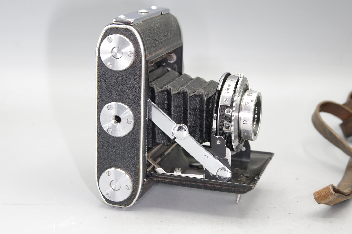 Ensign Selfix 16-20 Folding Camera with Ross Xpres 75mm F/3.5 Lens and case