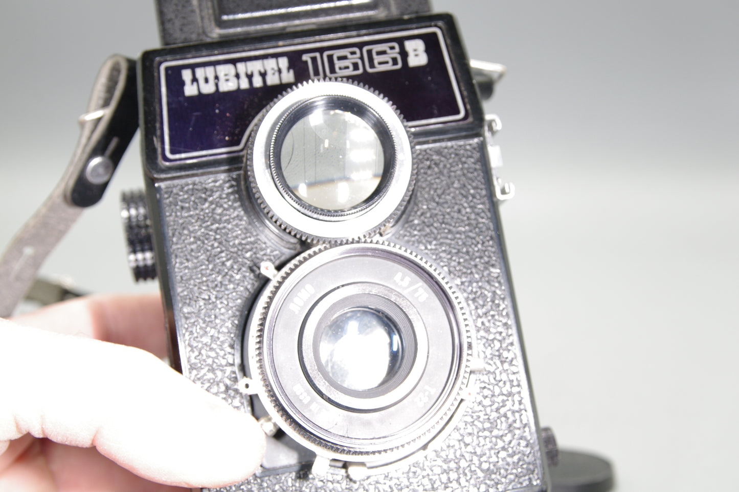 Lubitel 166B LOMO 120 TLR Camera – 75mm f/4.5 Lens, Medium Format, VGC