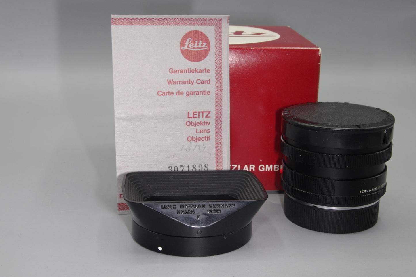 Leitz Elmarit-R 24mm f/2.8 Lens – Leica R Mount, Boxed, Excellent, Wide Angle