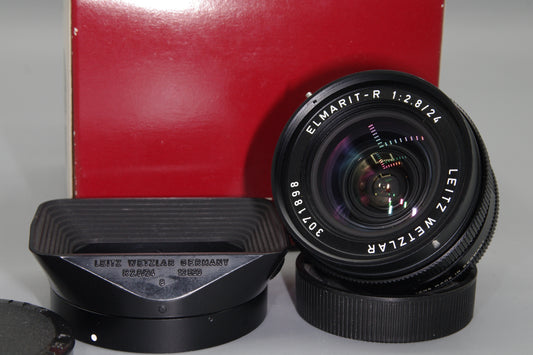 Leitz Elmarit-R 24mm f/2.8 Lens – Leica R Mount, Boxed, Excellent, Wide Angle