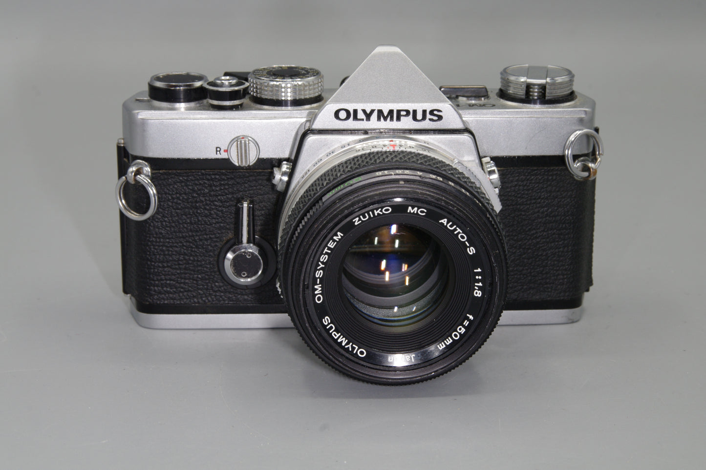 Olympus OM1 35mm SLR Camera with 50mm F/1.8 Lens - Excellent