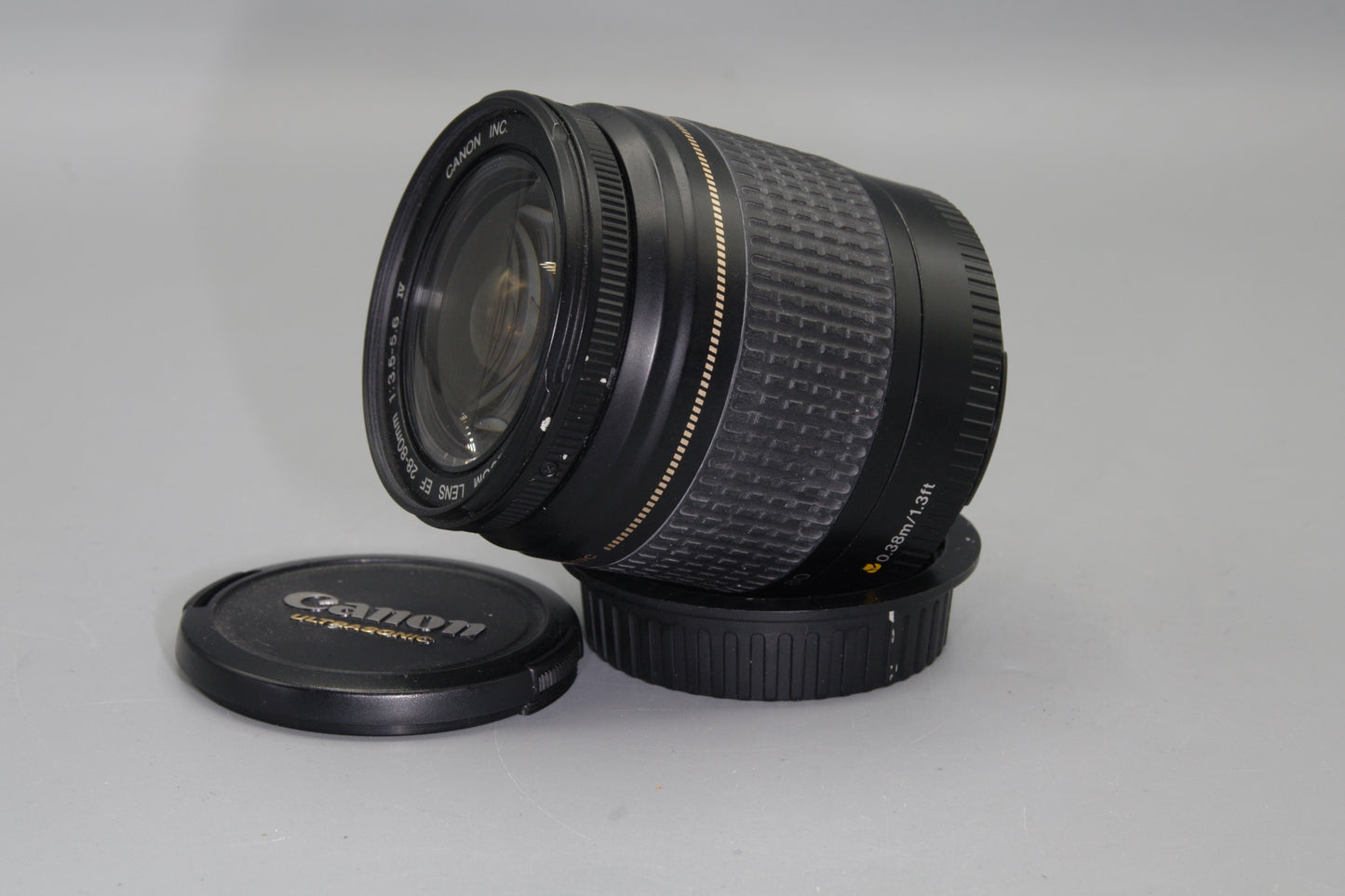 Canon EF 28–80mm f/3.5–5.6 IV USM Lens – Ultrasonic AF – With Caps