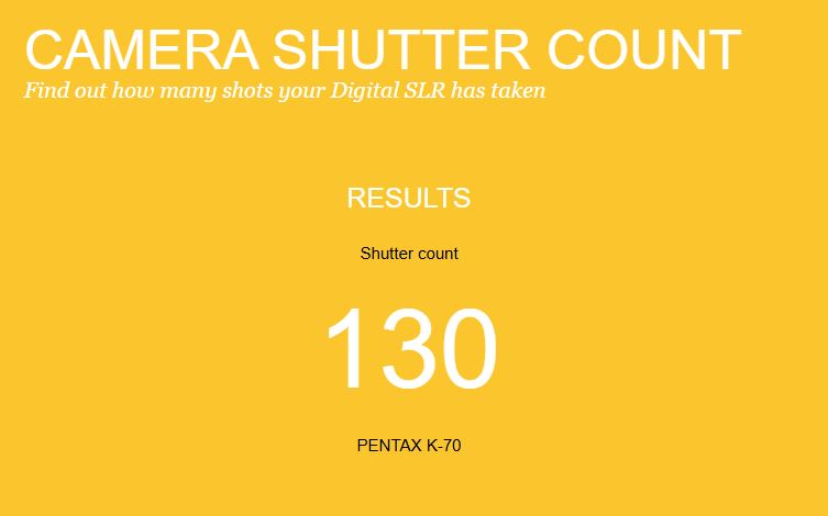 Pentax K70 24MP DSLR - Mint, Very Low Shutter Count 130