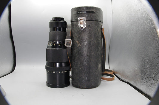 Asahi Takumar 300mm F4 Telephoto Lens M42 Mount with Case – Fungus Spots