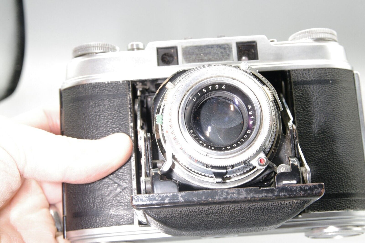 Agfa Super Isolette Medium Format Rangefinder Camera with 75mm F/3.8 Lens