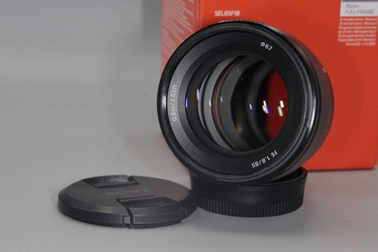 Boxed Sony FE 85mm F/1.8 SEL85F18 Full Frame  E Mount Lens - Nr Mint