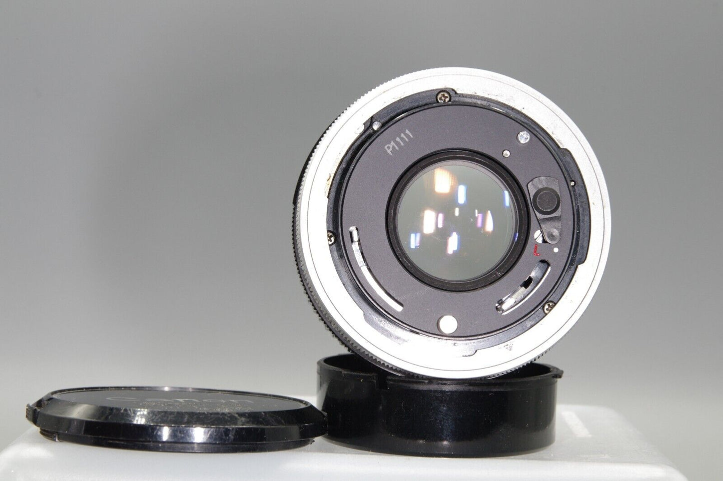 Canon FD 50mm F/1.8 S.C. Lens with caps and hood
