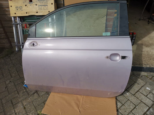 2013 FIAT 500 MK1 NSF NEARSIDE PASSENGER LEFT FRONT DOOR - Rosa Red 182/b