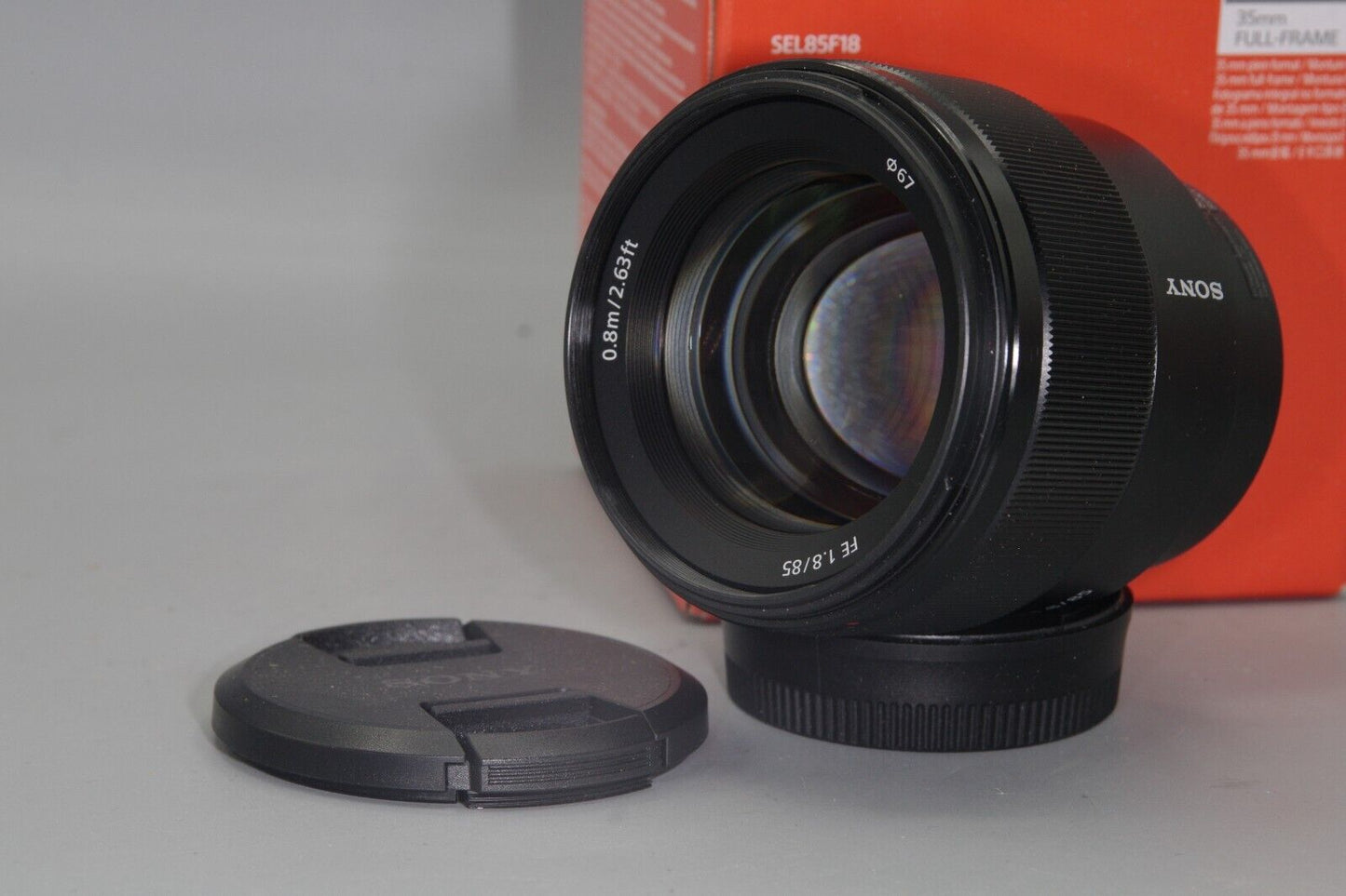 Boxed Sony FE 85mm F/1.8 SEL85F18 Full Frame  E Mount Lens - Nr Mint