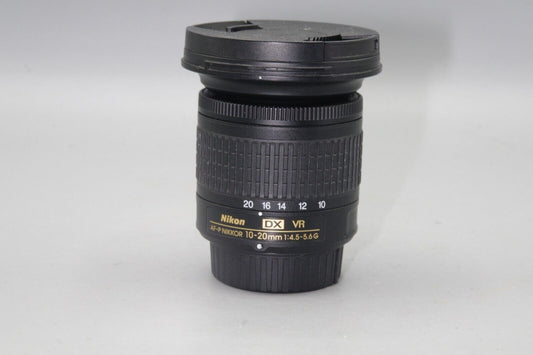 Nikon AF-P Nikkor 10-20mm F/4.5-5.6G DX VR Lens - Excellent