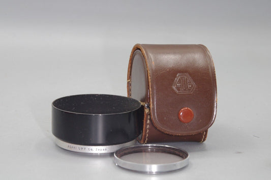 Asahi 46mm Metal Lens Hood with filter