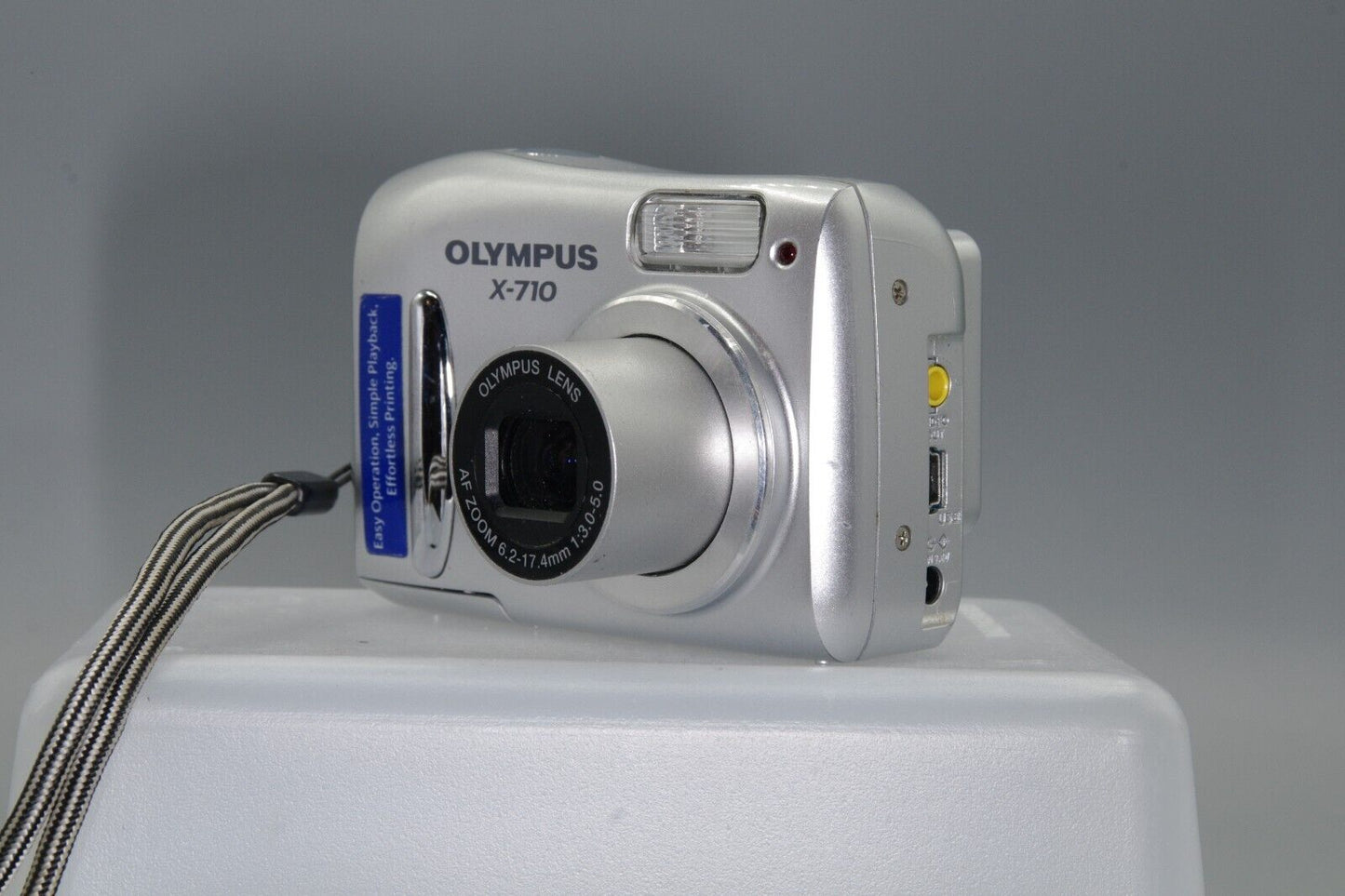 Olympus X-710 4MP Digital Compact Camera - Takes AA