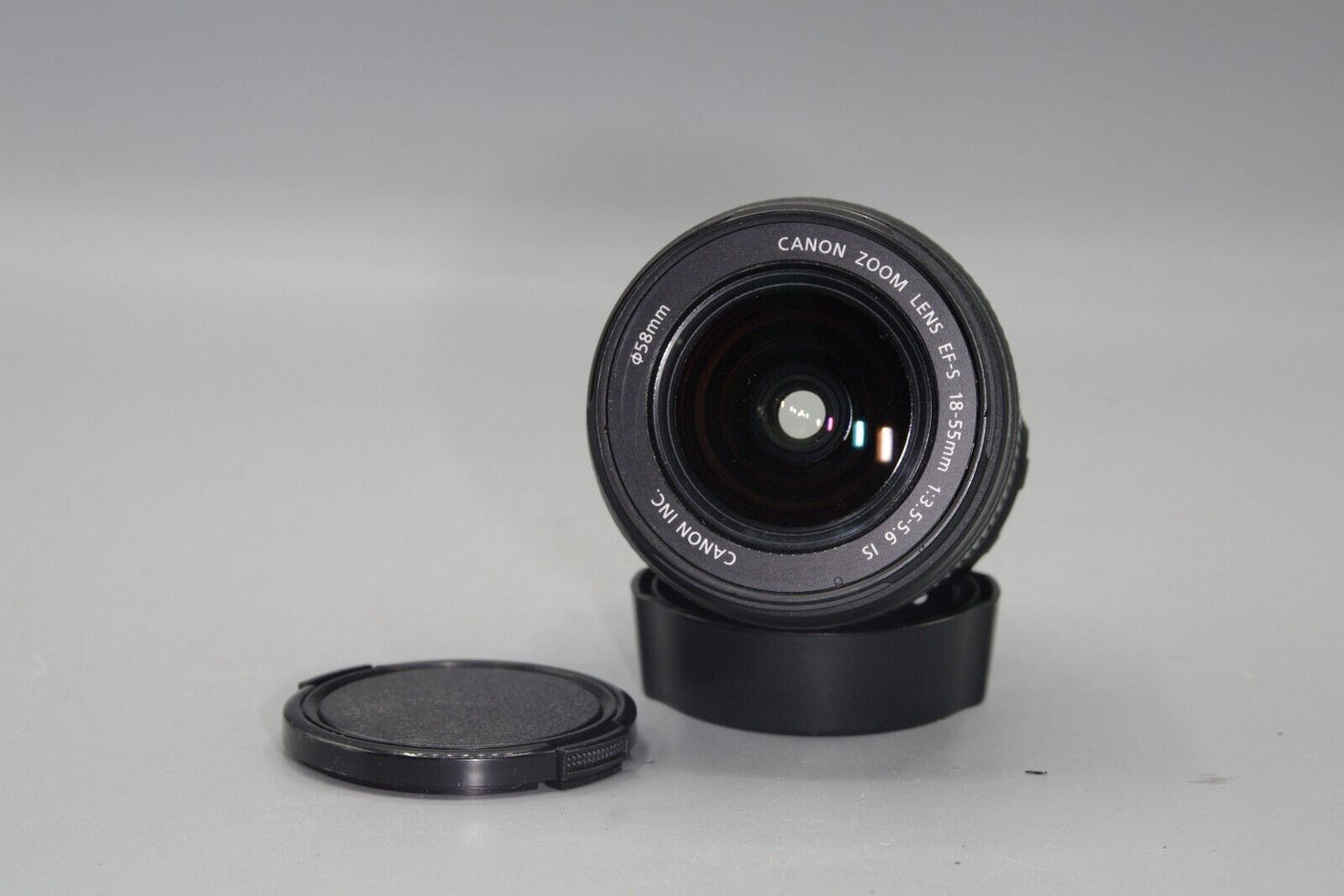 Canon EF-S 18-55mm F/3.5-5.6 IS  Lens with Both Caps - Excellent