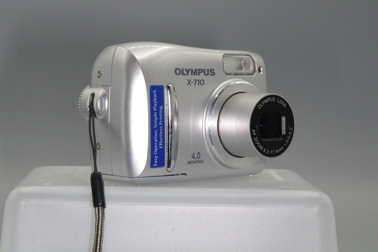Olympus X-710 4MP Digital Compact Camera - Takes AA
