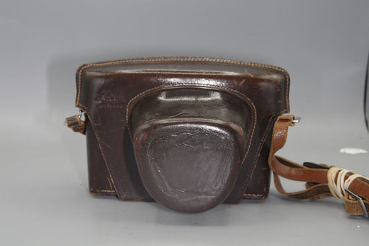 Leica R Series Brown Leather Camera Case – Vintage Genuine Leather, Collector’s Accessory