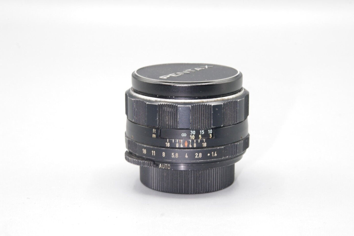 Asahi Super-Takumar 50mm F/1.4 Prime Lens - M42 Mount - with both caps.