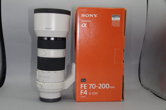 Boxed Sony 70-200mm F/4 G OSS Full Frame SEL70200G E Mount Lens - Nr Mint