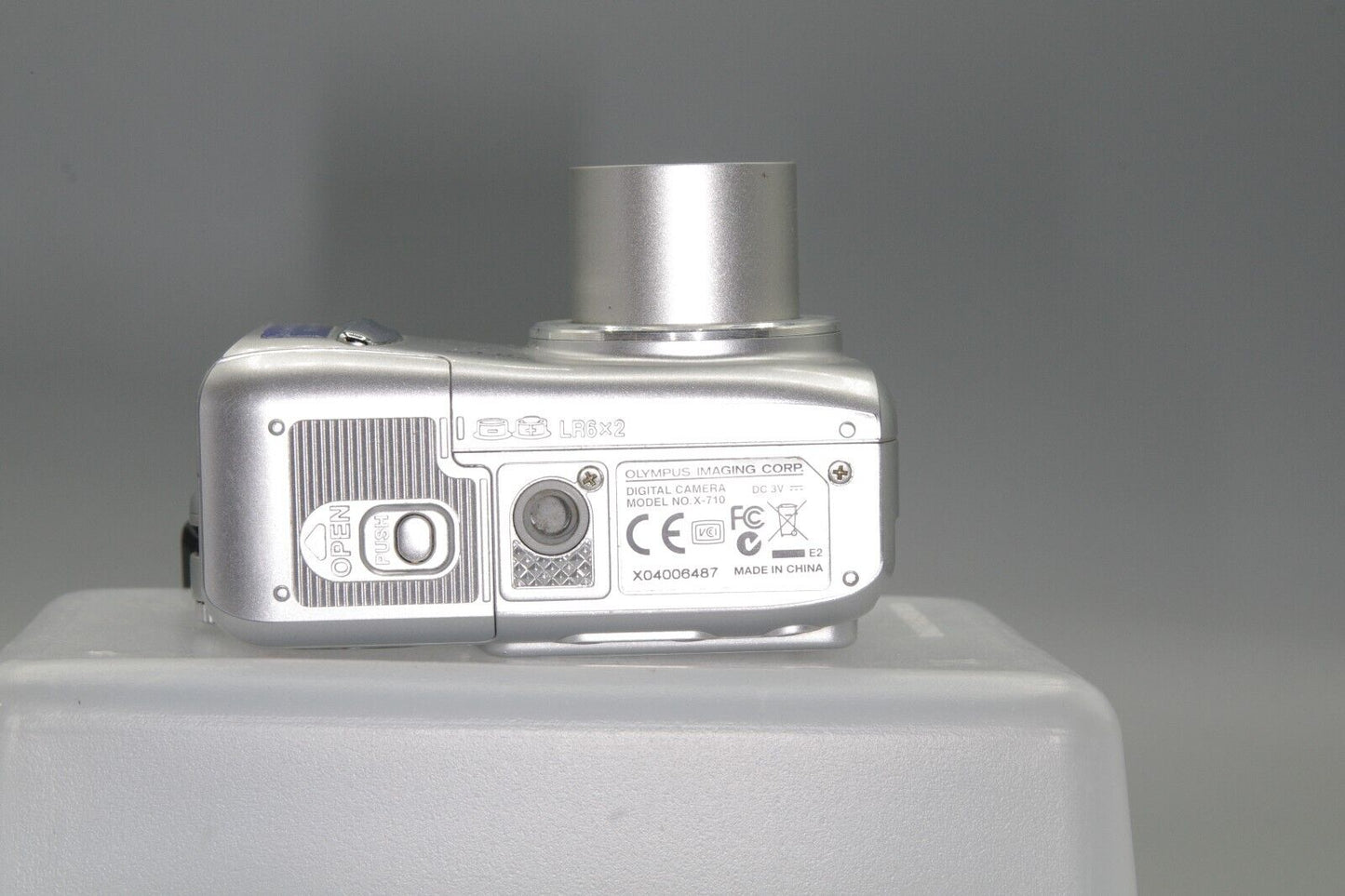 Olympus X-710 4MP Digital Compact Camera - Takes AA