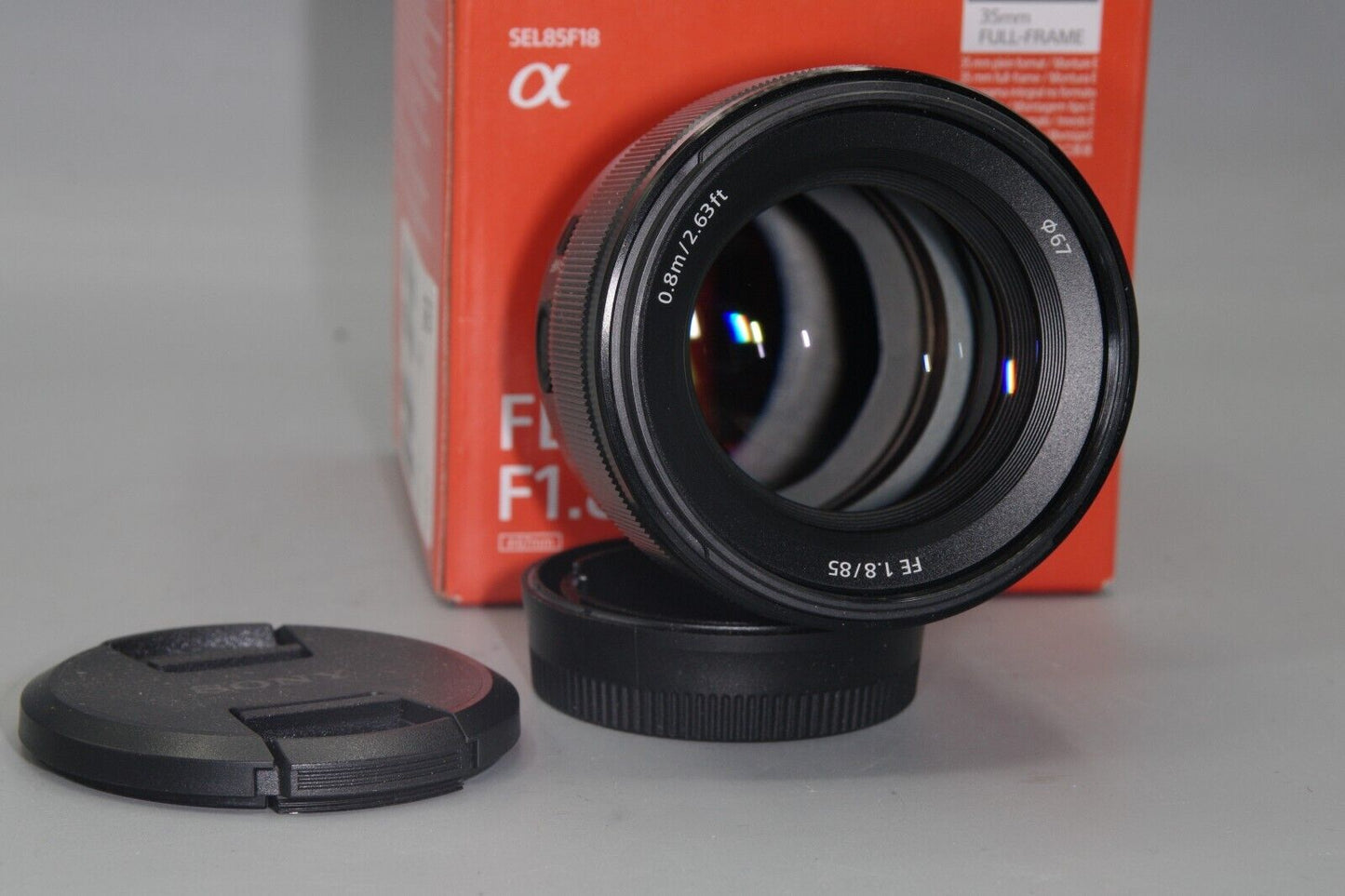 Boxed Sony FE 85mm F/1.8 SEL85F18 Full Frame  E Mount Lens - Nr Mint