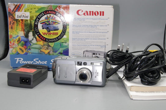 Boxed Canon Powershot A1000IS 10MP Digital Camera - Tested and Working